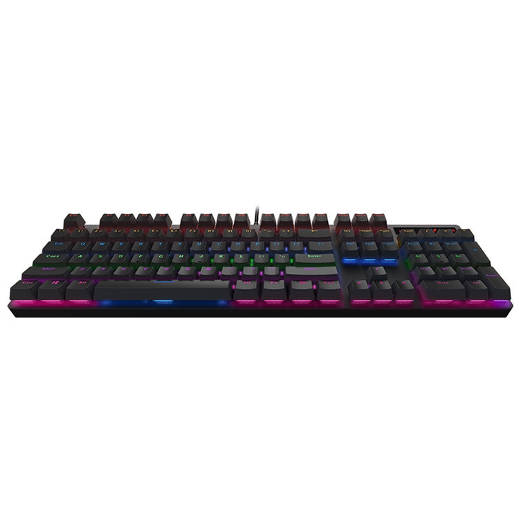 Rapoo V500 PRO Mixed Light 104 Keys Desktop Laptop Computer Game Esports Office Home Typing Wired Mechanical Keyboard(Red Shaft) - Wired Keyboard by Rapoo | Online Shopping UK | buy2fix