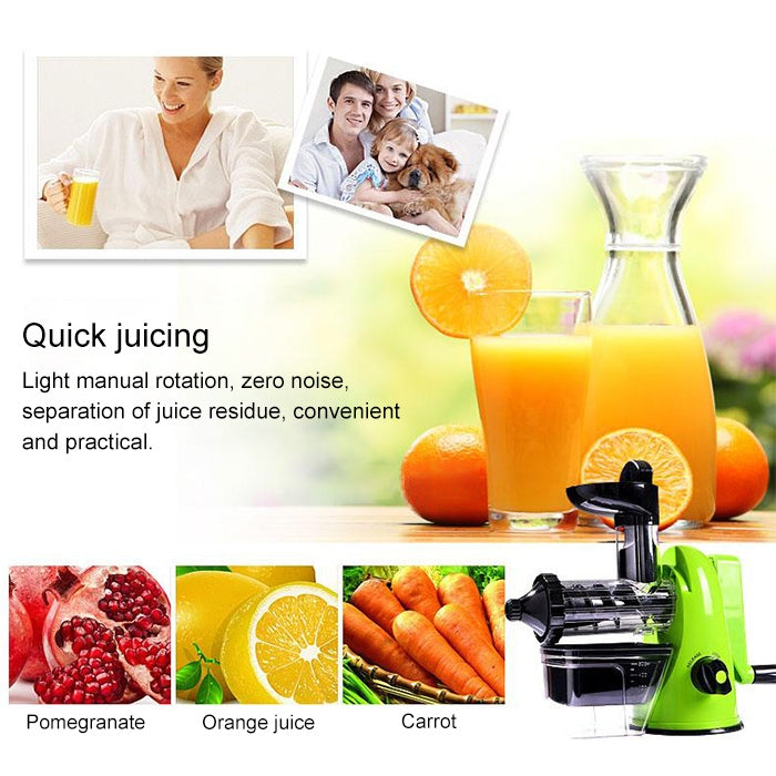 Multifunction Home Manual Juicer Apple Orange Wheatgrass Portable DIY Juicer(Pink) - Home & Garden by buy2fix | Online Shopping UK | buy2fix