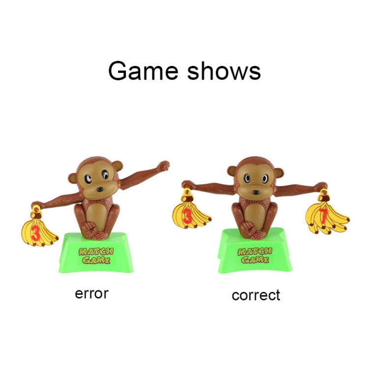 Monkey Banana Match Game Balance Scale Educational Toy for Children - Others by buy2fix | Online Shopping UK | buy2fix