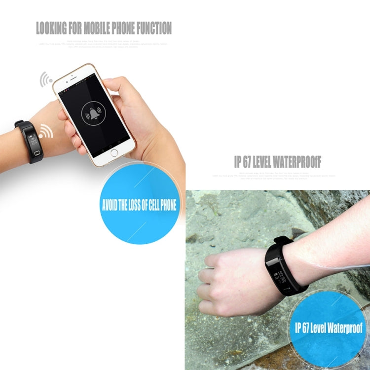 C9 0.71 inch HD OLED Screen Display Bluetooth Smart Bracelet, IP67 Waterproof, Support Pedometer / Blood Pressure Monitor / Heart Rate Monitor / Blood Oxygen Monitor, Compatible with Android and iOS Phones (Blue) - Smart Wear by buy2fix | Online Shopping UK | buy2fix