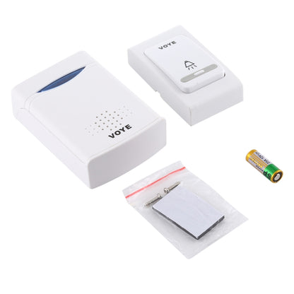 VOYE V006B Home Music Remote Control Wireless Doorbell with 38 Polyphony Sounds (White) - Security by VOYE | Online Shopping UK | buy2fix