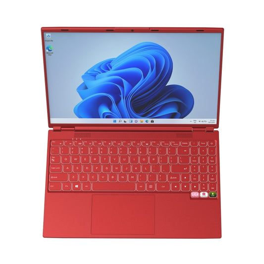 HONGSAMDE HL160G Notebook, 16 inch, 12GB+256GB, Windows 10 Intel Celeron N5095 Quad Core 2.0-2.9GHz, Support TF Card & WiFi & BT & HDMI (Red) - HONGSAMDE by Hongsamde | Online Shopping UK | buy2fix
