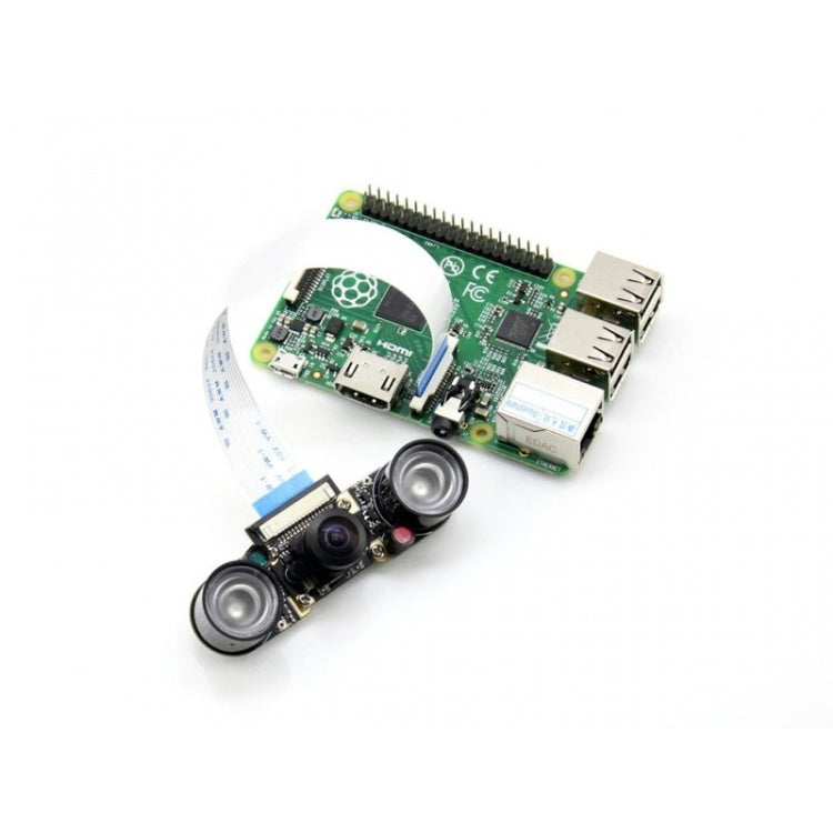 Waveshare RPi Camera (H) Module, Fisheye Lens, Supports Night Vision - Modules Expansions Accessories by waveshare | Online Shopping UK | buy2fix